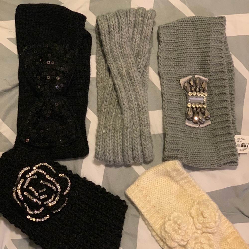 Bundle of five stylish ear warmers!